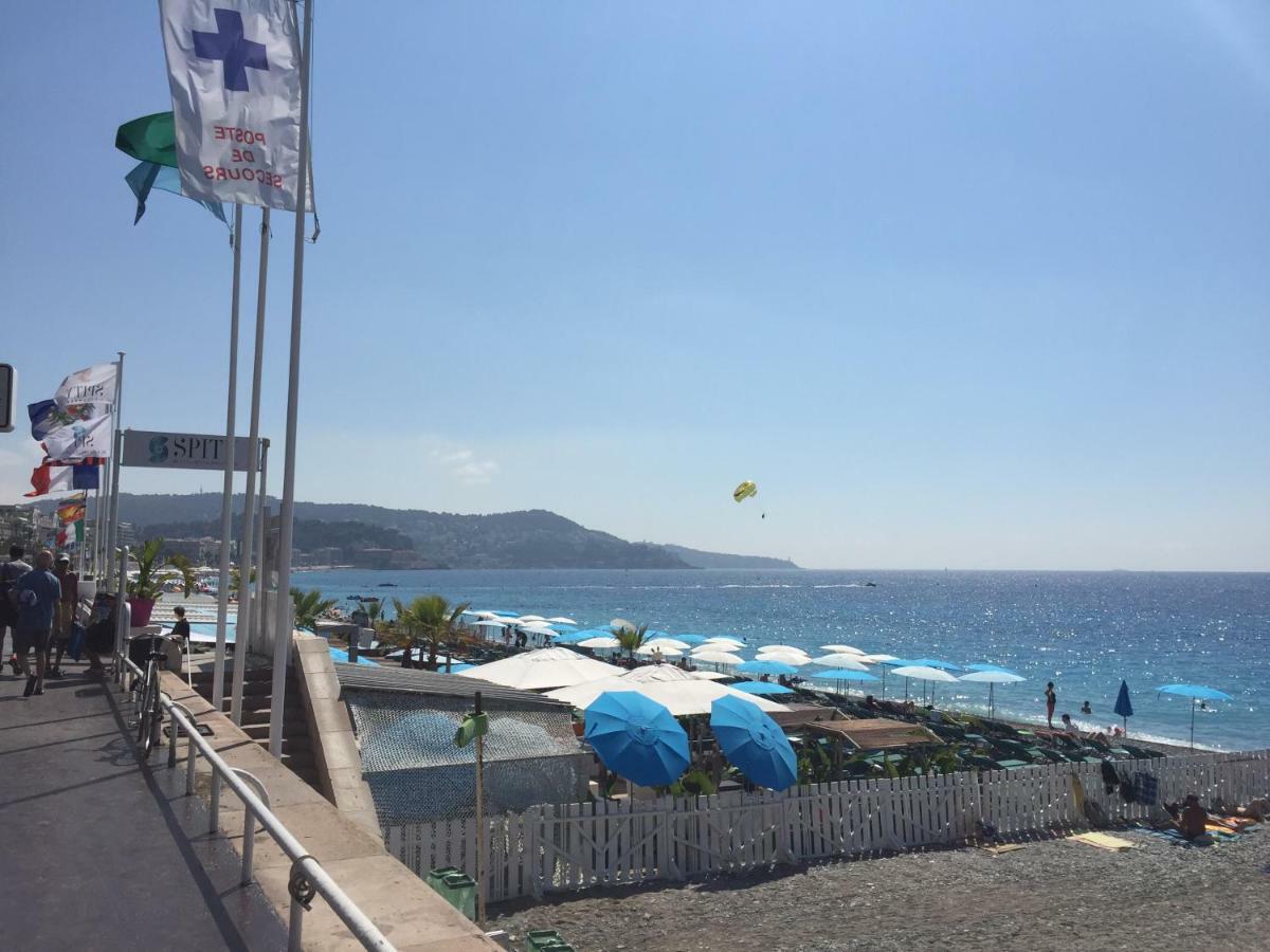 Beachfront Apartment Promenade Des Anglais Nizza Esterno foto